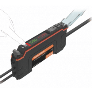Multifunctional dual digital display fiber optic sensor