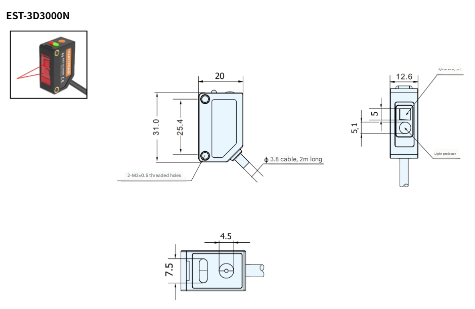 EST-3D3000N sensor